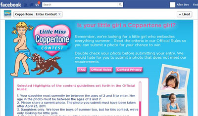 Little Miss Coppertone Contest
